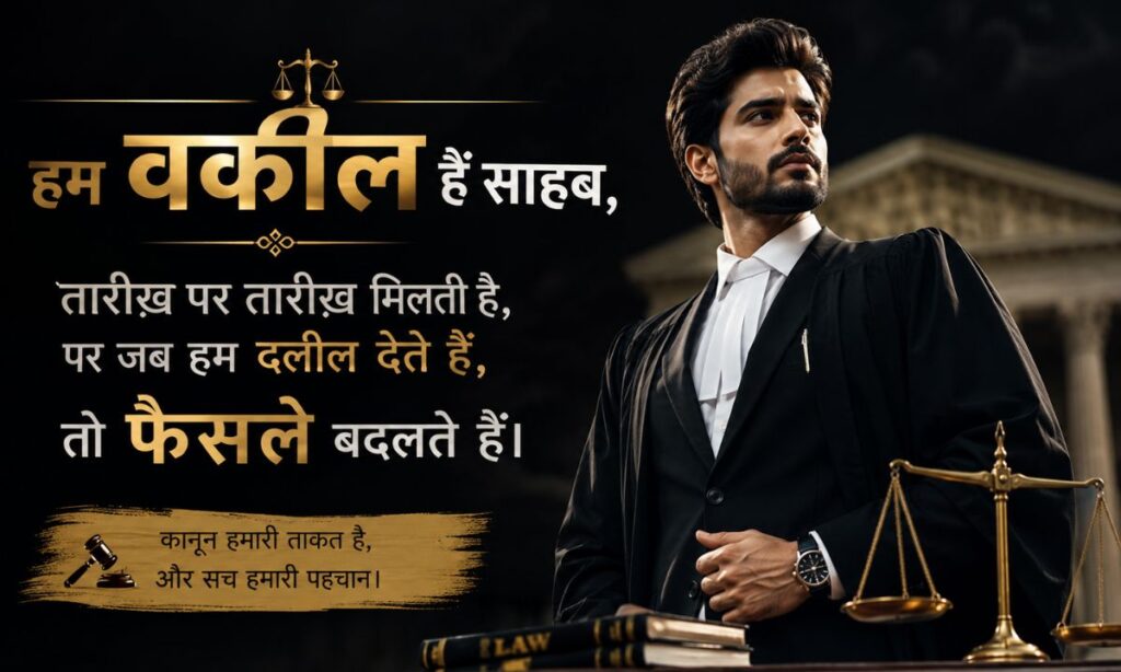 Advocate Attitude Shayari in Hindi