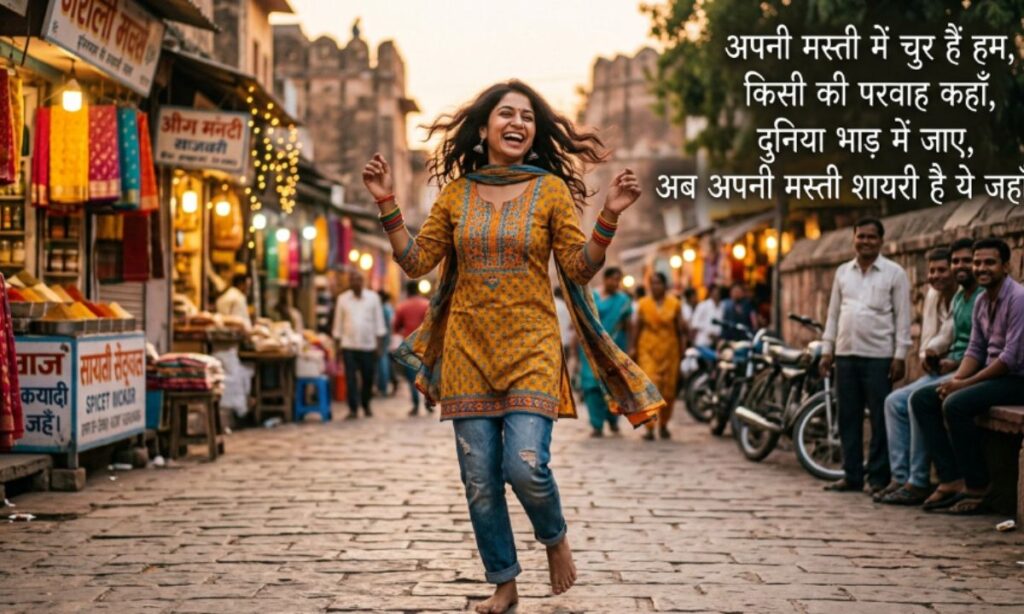 Apni masti shayari