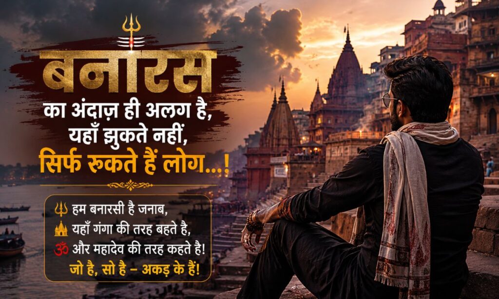 Banaras Attitude Shayari In Hindi
