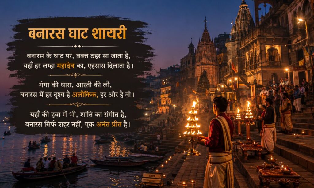 Banaras Ghat Shayari In Hindi