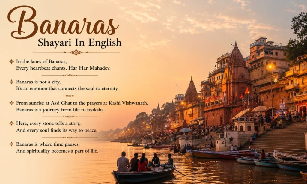 Banaras Shayari In English