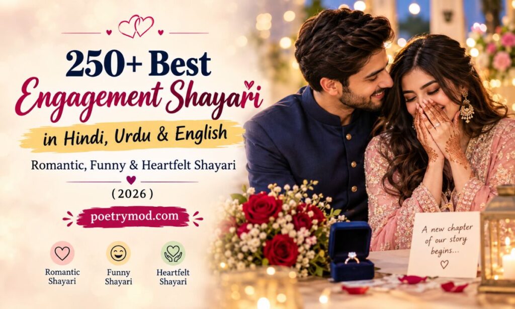 Best Engagement Shayari in Hindi, Urdu & English