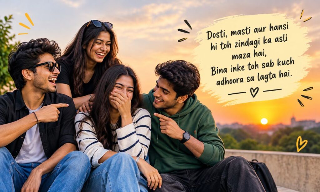 Best Masti Shayari Funny, Attitude, Friendship & Fun Shayari