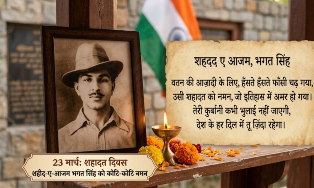 Bhagat Singh 23 March Shayari in Hindi