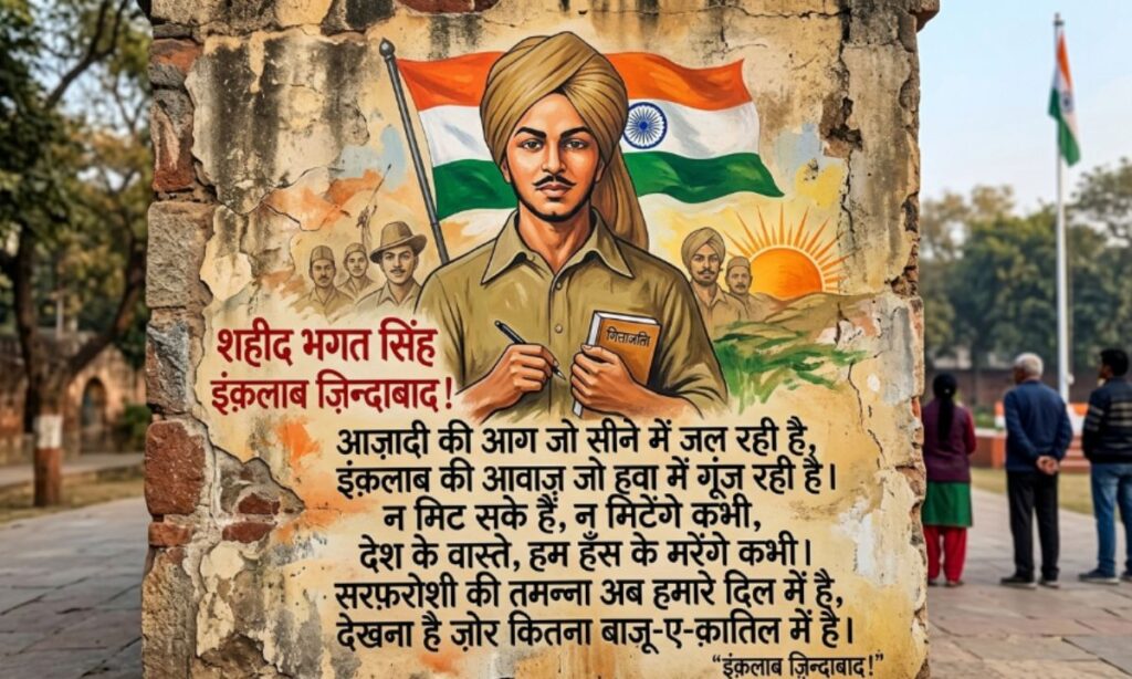 Bhagat Singh Motivational Shayari in Hindi