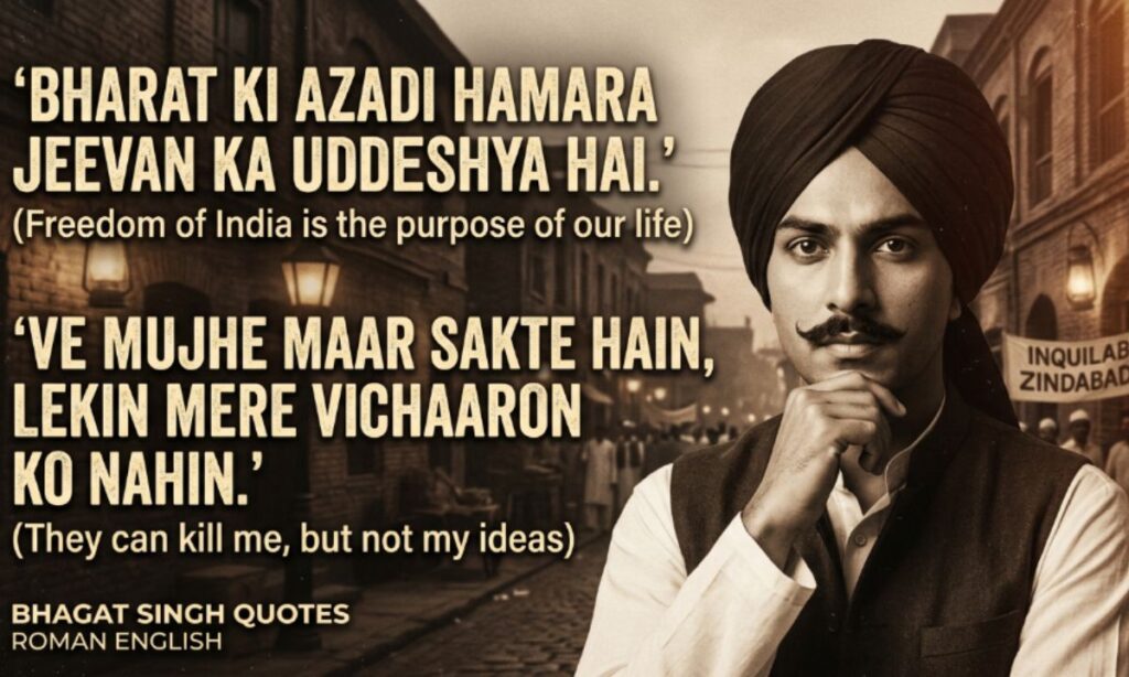 Bhagat singh quotes on india
