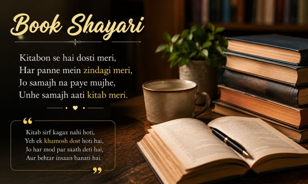 Book Shayari in Hindi