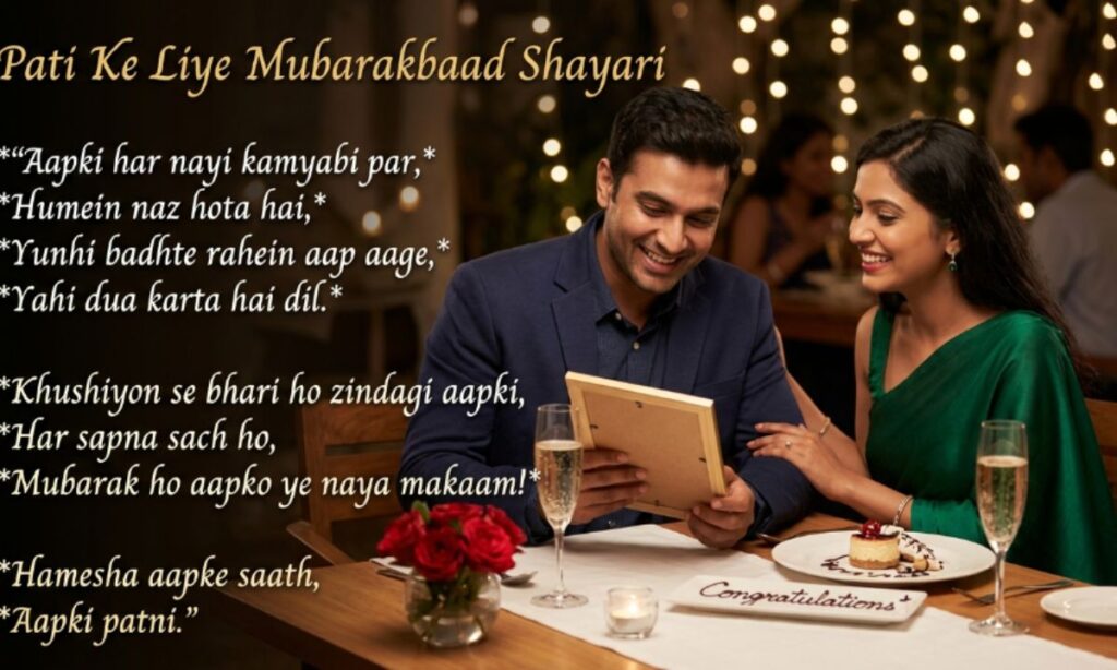 Congratulations Shayari for Husband