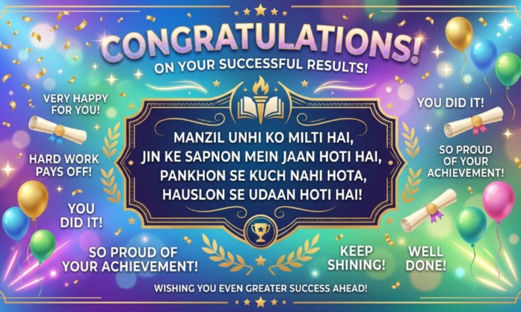 Congratulations Wishes for Result