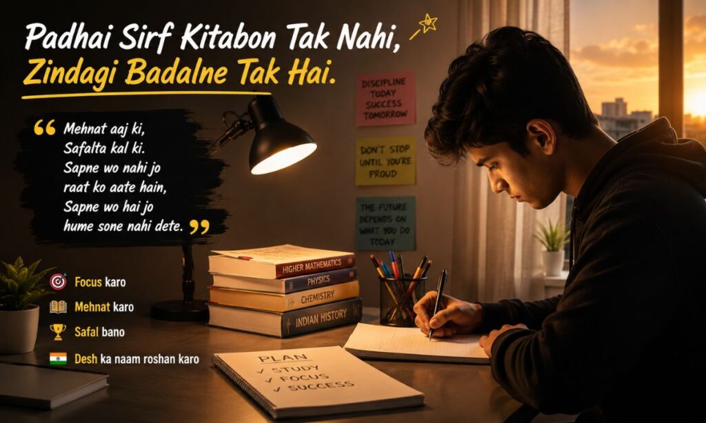Education shayari for students