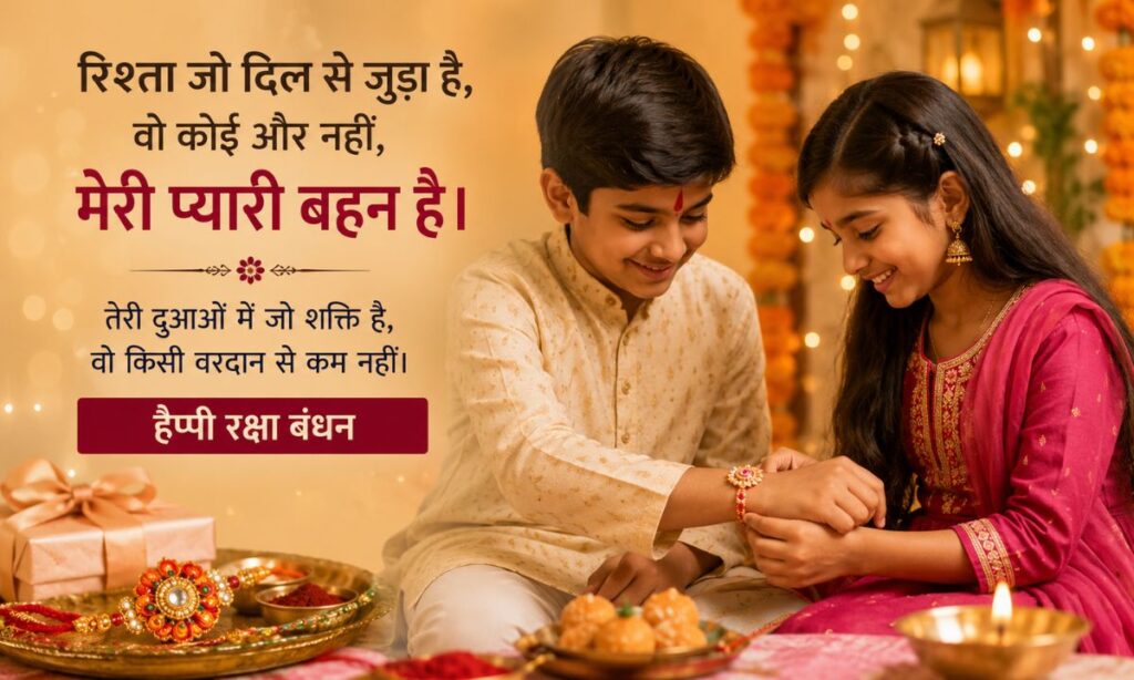 Emotional Sister Shayari for Raksha Bandhan
