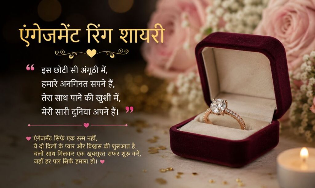 Engagement Ring Shayari in Hindi