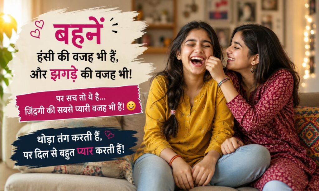 Funny Sister Shayari in Hindi