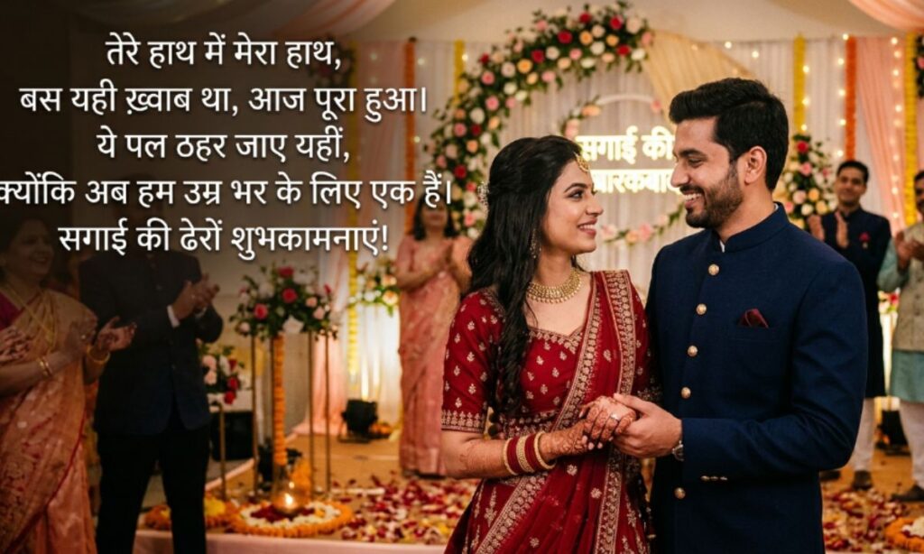 Heart Touching Engagement Shayari in Hindi