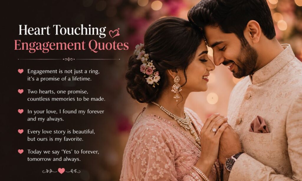Heart touching engagement quotes