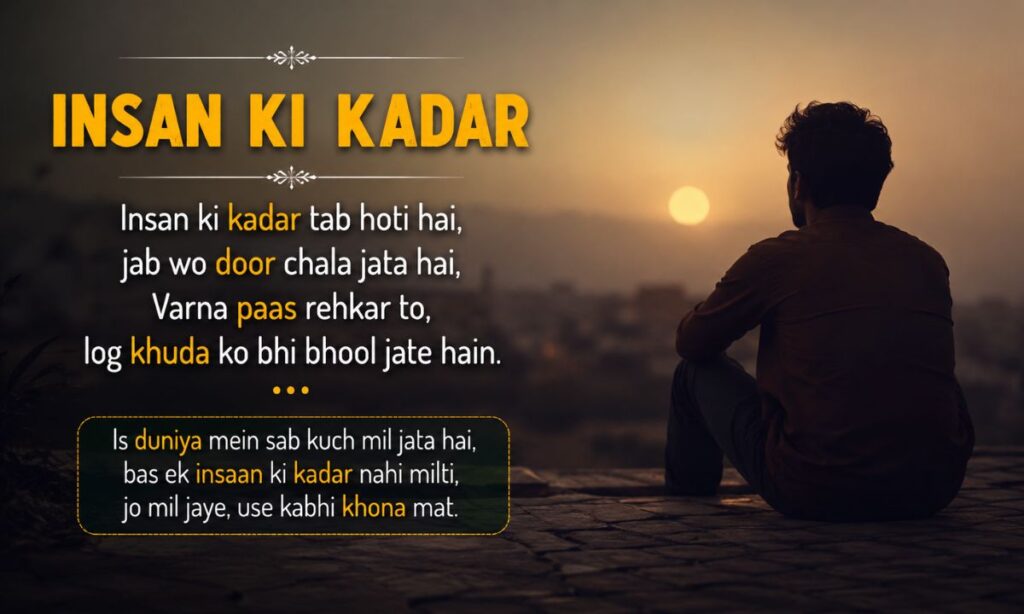 Insan ki kadar shayariInsan ki kadar shayari
Insan ki kadar shayari