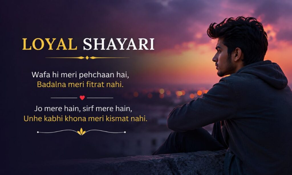 Loyal shayari 2 line