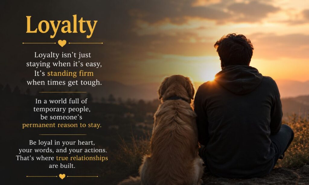 Loyalty shayari english