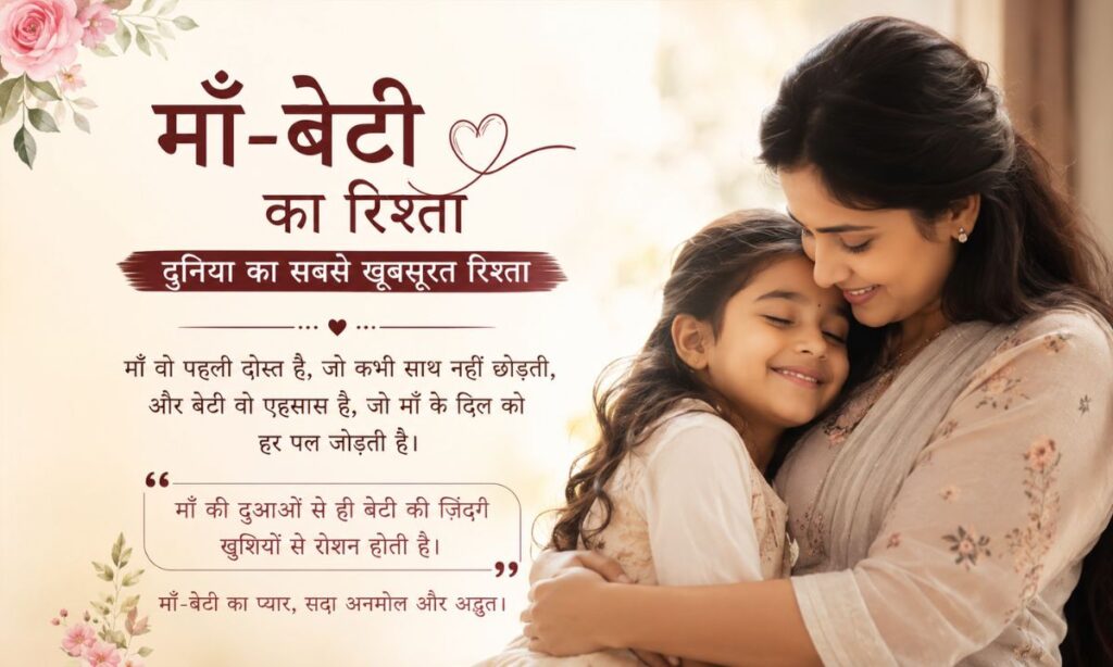 Maa Beti Shayari in Hindi