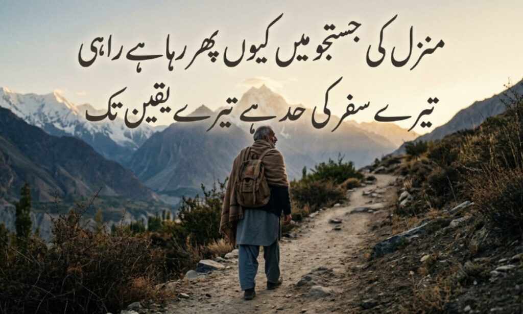 Manzil shayari urdu