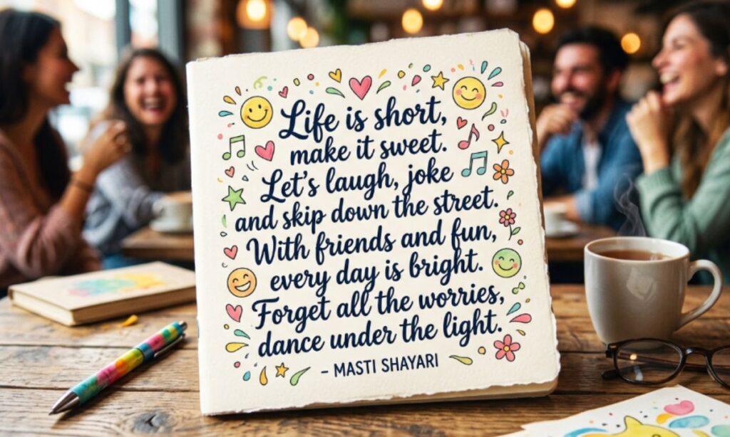 Masti shayari english