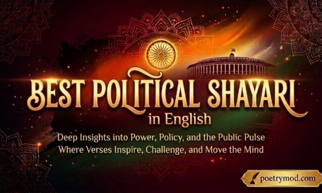 Political shayari in English