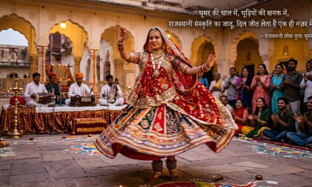 Rajasthani dance shayari in hindi