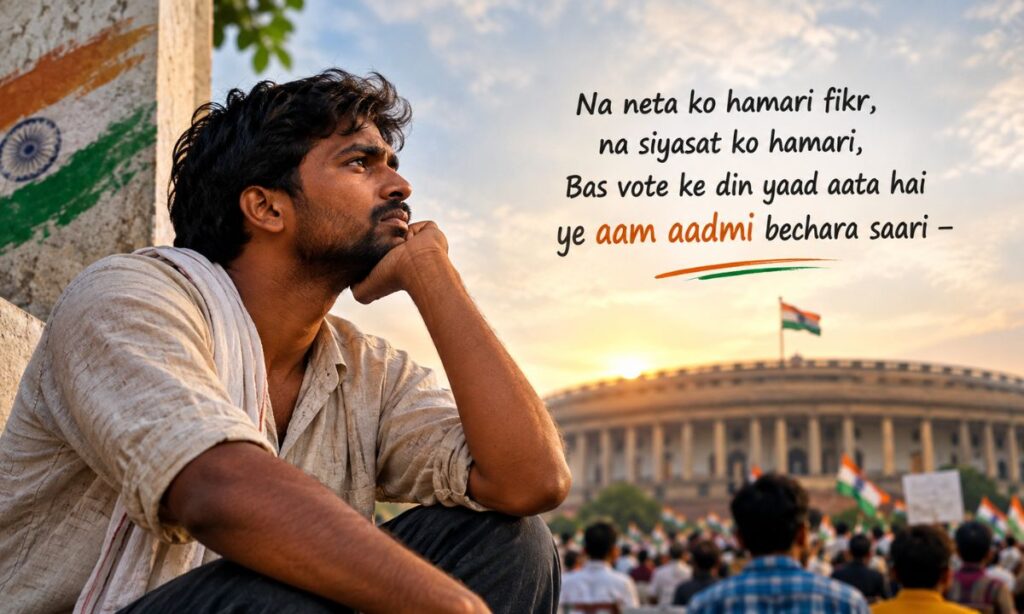 Shayari on Common Man and Politics