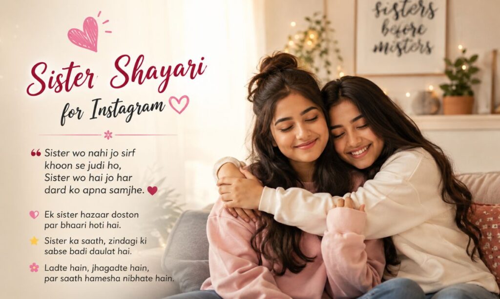 Sister shayari for instagram