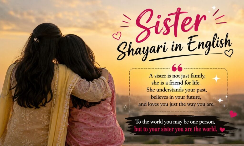 Sister shayari in english