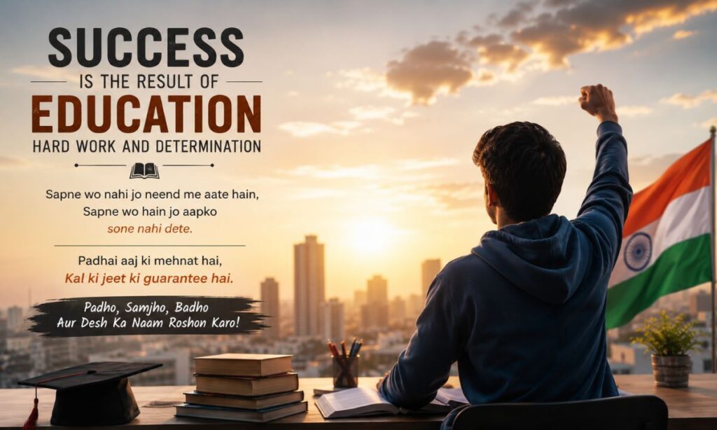 Success and Education Shayari