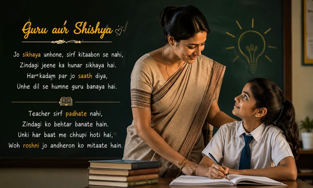 Teacher Student Shayari in Hindi