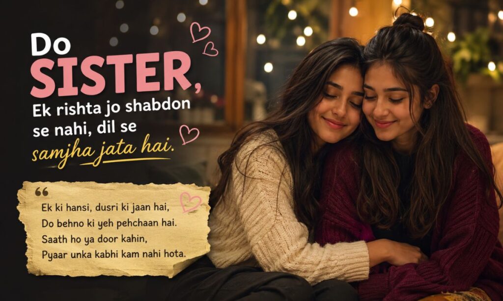 Two sister shayari