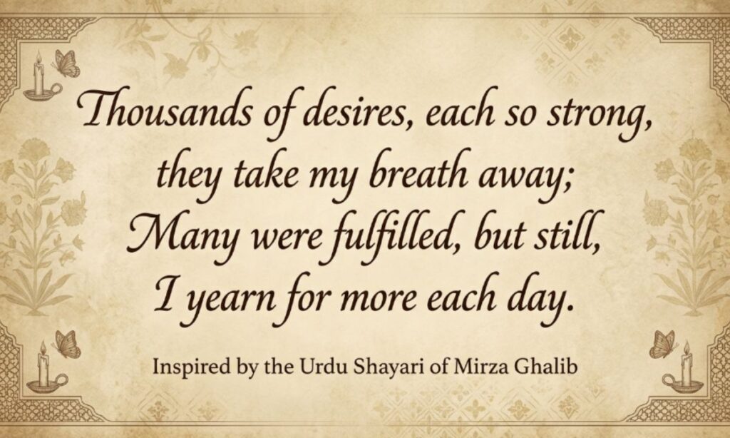 Urdu Shayari in English