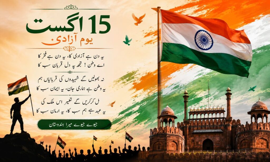 15 August Shayari In Urdu