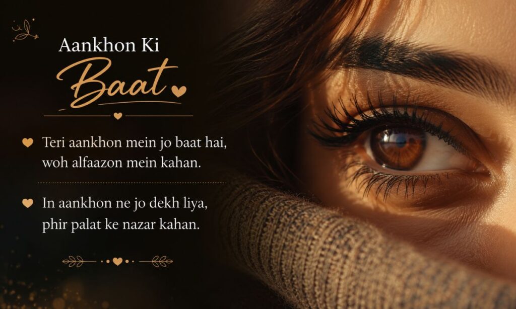 2 line shayari on eyes