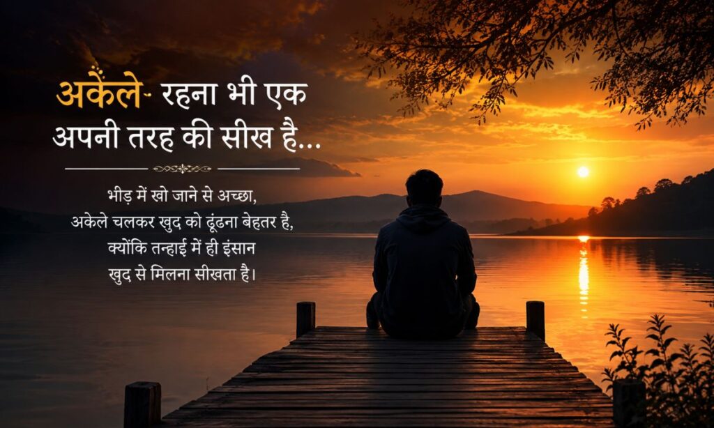 Akele Shayari in Hindi