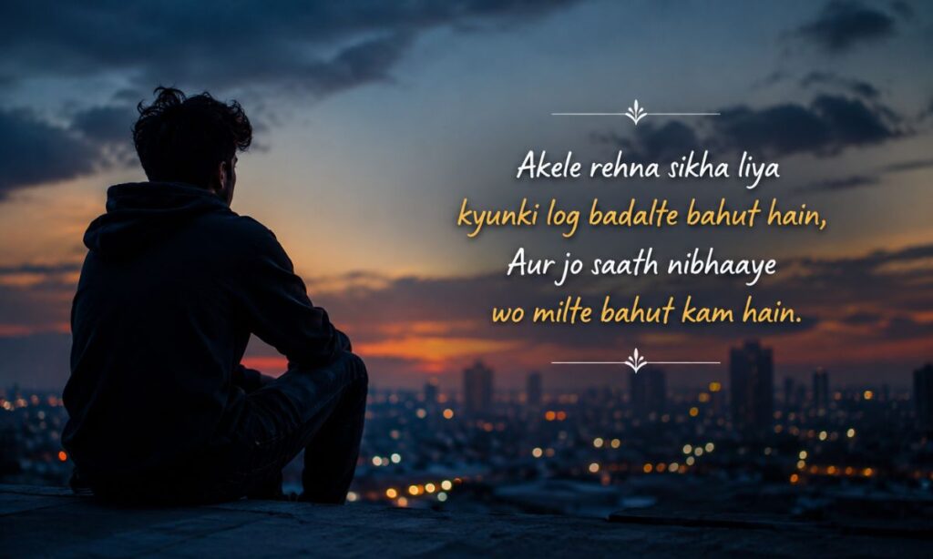 Alone Boy Shayari