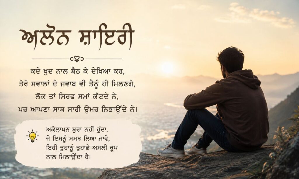 Alone Shayari in Punjabi