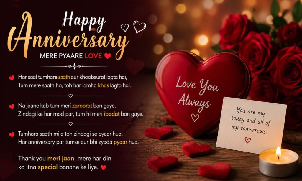 Anniversary shayari for boyfriend