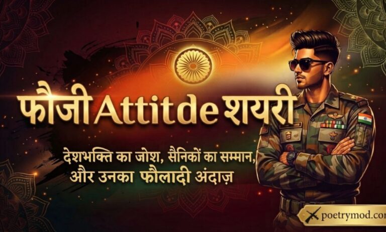 Army Attitude Shayari