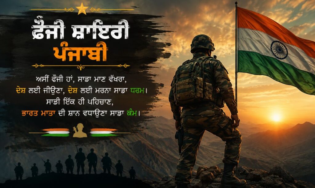 Army shayari Punjabi