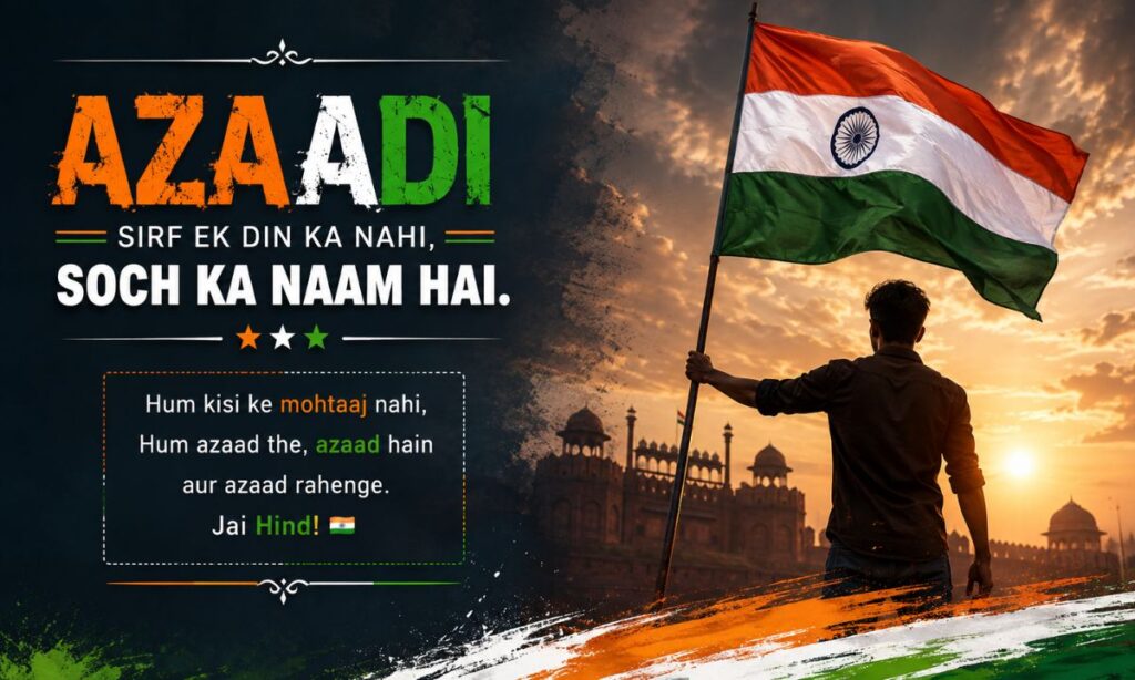 Attitude Independence Day Shayari