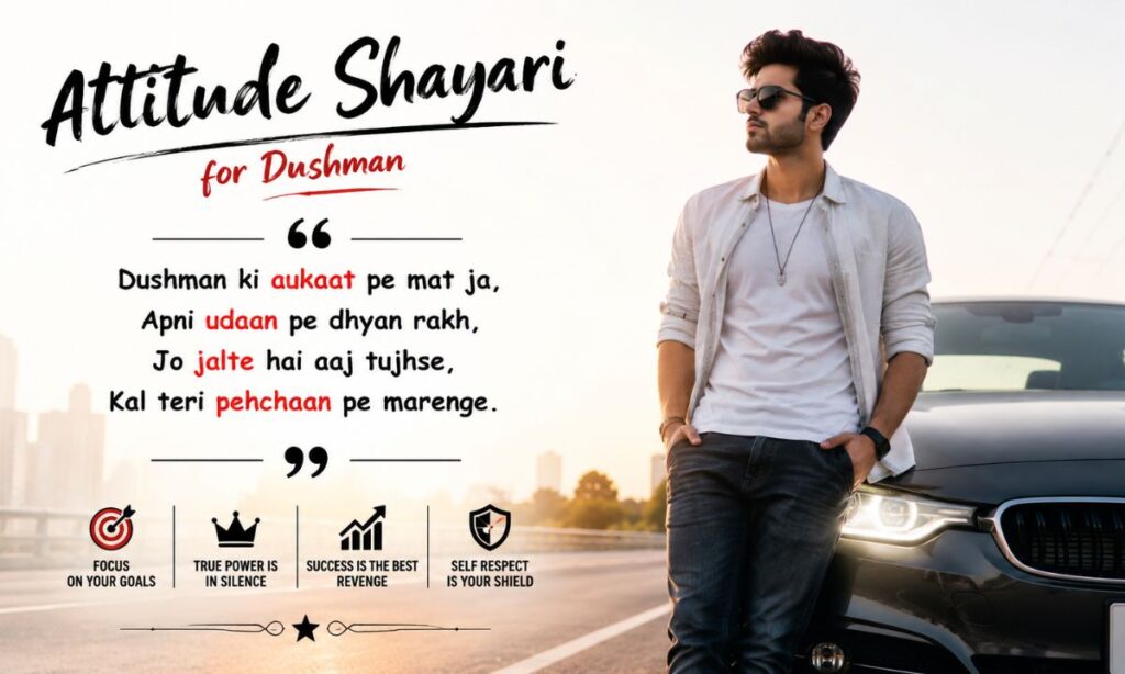 Attitude Shayari for Dushman