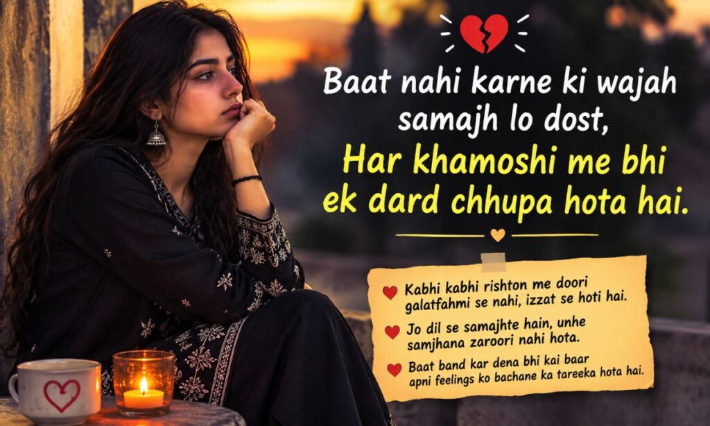Baat Nahi Karne Ki Shayari 2 Line
