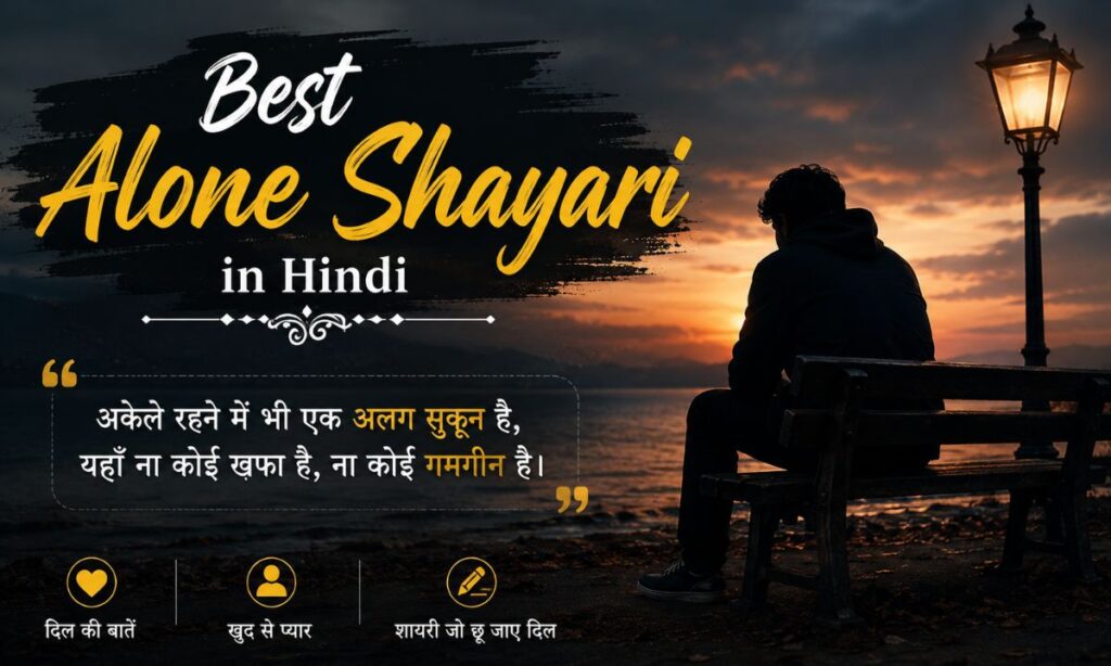 Best Alone Shayari in Hindi