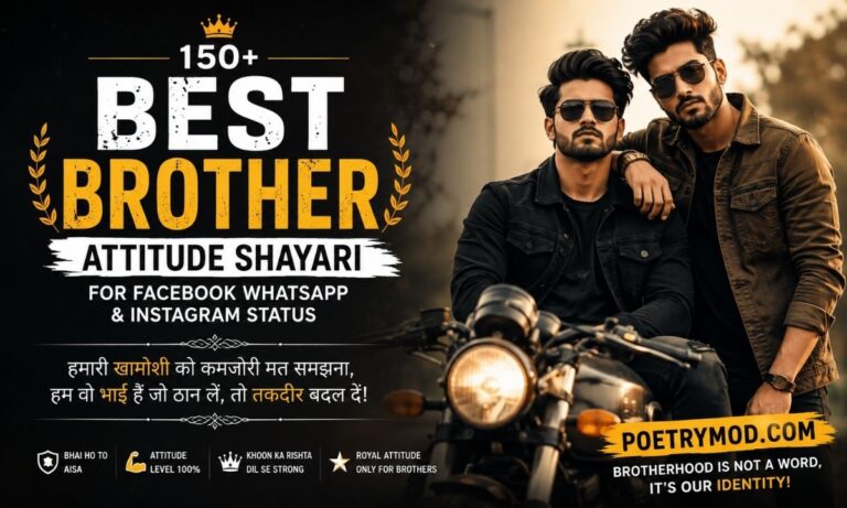 Best Brother Attitude Shayari