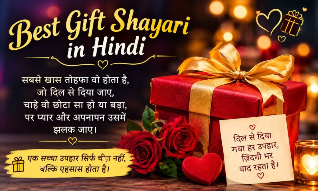 Best Gift Shayari in Hindi