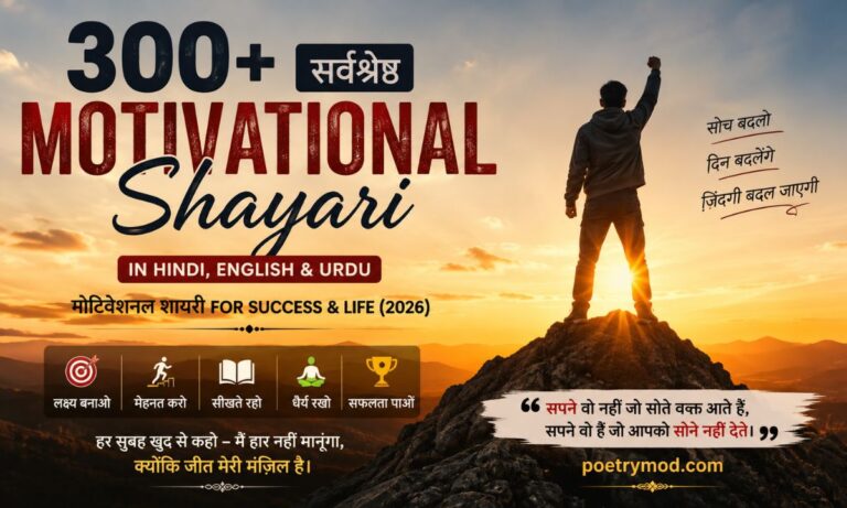 Best Motivational Shayari in Hindi