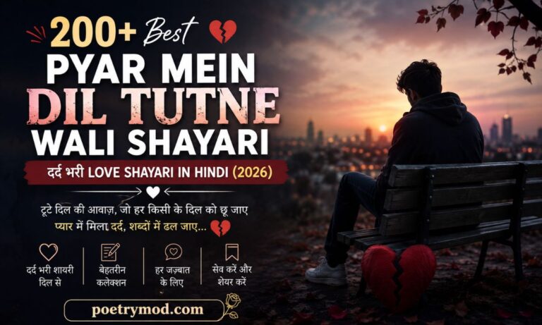 Best Pyar Mein Dil Tutne Wali Shayari